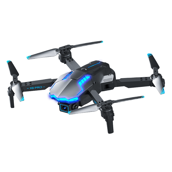 Квадрокоптер RC X6 Дитячий з 4K камерою FPV запобіганням перешкод, до 15 хвилин польоту + кейс - зображення 2