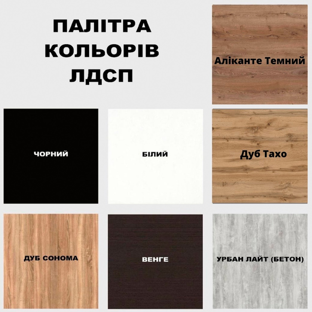Стол письменный Трейс (Loftis) Дуб сонома, ЛДСП 32мм, Профиль 40мм х ...