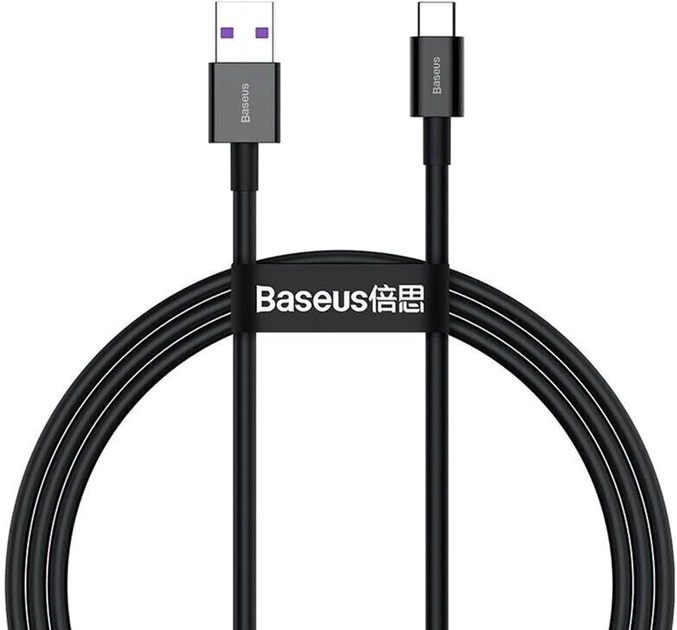 Кабель Baseus Superior Series Fast Charging Data Cable USB to Type-C 66 Вт 1 м Black (CATYS-01) - зображення 1