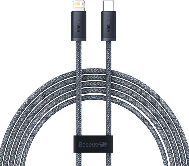 Кабель Baseus Dynamic Series Fast Charging Data Cable Type-C to iP 20 Вт 2 м Slate Gray (CALD000116) - зображення 1