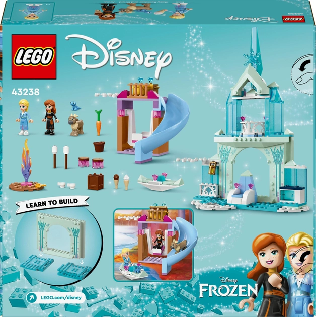 Zestaw klocków Lego Disney Lodowy zamek Elzy 163 części (43238) - obraz 2
