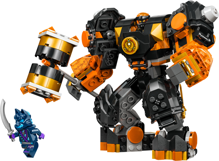 Zestaw klocków LEGO NINJAGO Mech żywiołu ziemi Cole’a 235 elementów (71806) - obraz 2