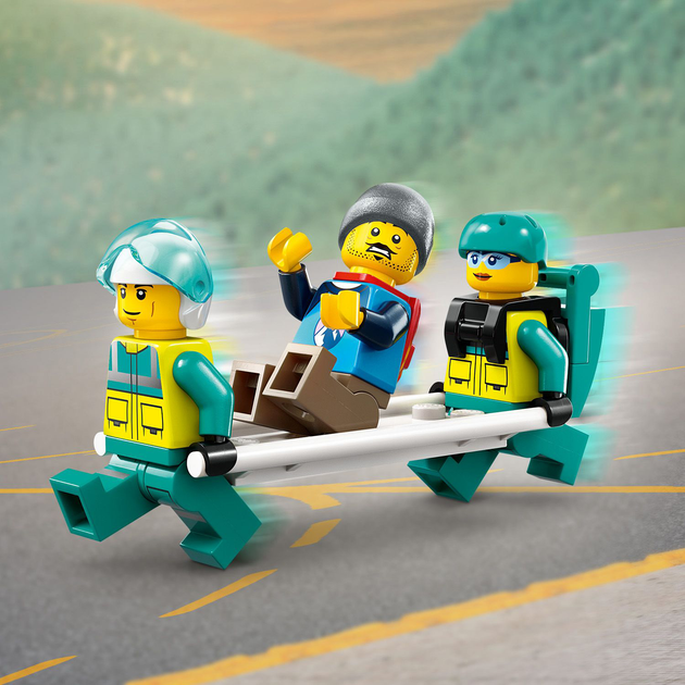 Конструктор LEGO City Гелікоптер аварійно-рятувальної служби 226 деталей (60405) - зображення 5