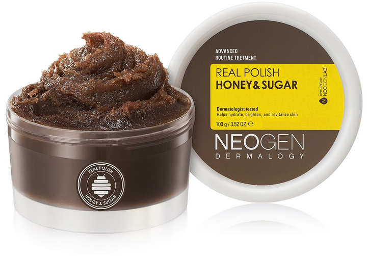 Скраб для обличчя Neogen Real Polish Honey And Sugar на основі меду та цукру 100 г (8809653240038) - зображення 1