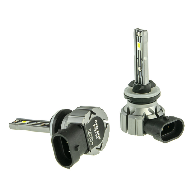 лампа светодиодная для фар cyclone led h27 6000k 4800lm type 32 2 шт ...