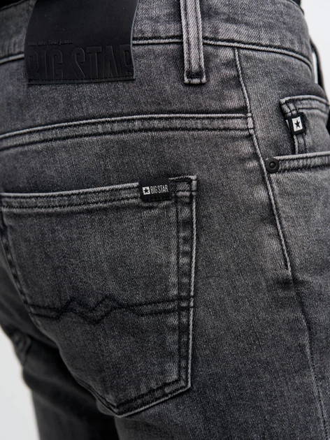 Jeansy slim fit męskie Big Star Deric-993 W30-L32 Szare (5900714628451) - obraz 6