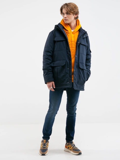 Jeansy slim fit męskie Big Star Deric-579 W34-L34 Ciemnoniebieskie (5900714427252) - obraz 4