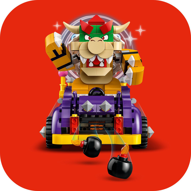 Zestaw klocków LEGO Muscle car Bowser — zestaw rozszerzający 458 elementów (71431) - obraz 7