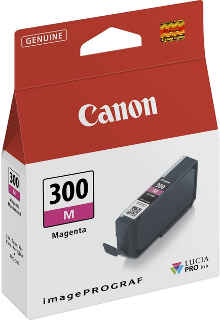 Tusz Canon PFI-300 EUR/OC Magenta (4549292158878) - obraz 1