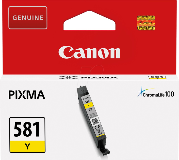 Чорнило Canon CLI-581 Yellow (4549292087116) - зображення 1