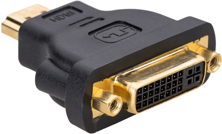 Адаптер Akyga DVI-I - HDMI F/M Black (5901720130105) - зображення 2