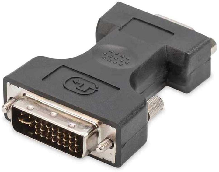 Адаптер Digitus DVI-I - VGA HD D-SUB Black (4016032300519) - зображення 1