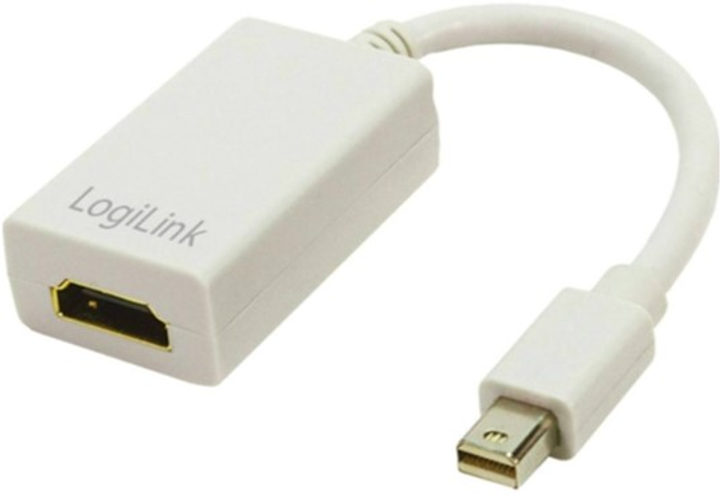Adapter LogiLink mini DisplayPort - HDMI White (4052792008357) - obraz 1