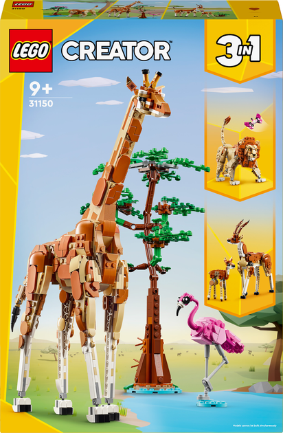 Zestaw klocków Lego Creator Dzikie zwierzęta safari 780 elementów (31150) - obraz 1