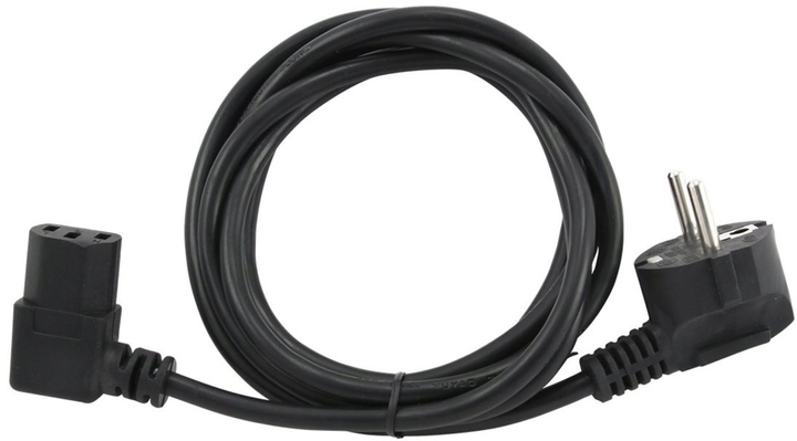 Kabel zasilający Akyga CEE 7/7 - IEC C13 3 m Black (5901720136015) - obraz 1