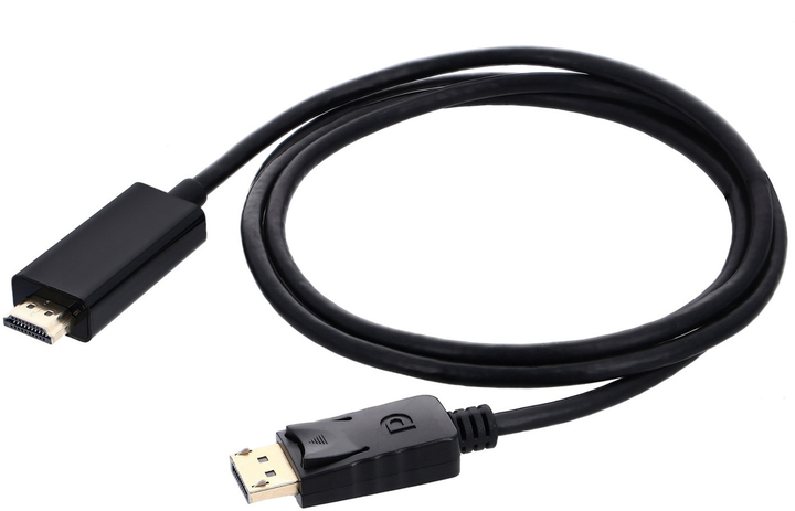 Кабель Delock DisplayPort M/M 1 м Black (4043619827701) - зображення 2