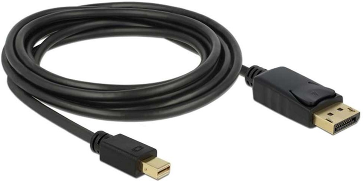 Kabel Delock mini DisplayPort M/M 3 m Black (4043619834761) - obraz 1