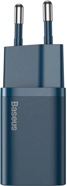 Мережевий зарядний пристрій Baseus Super Si Quick Charger 1C 20 Вт EU Blue (CCSUP-B03) - зображення 2
