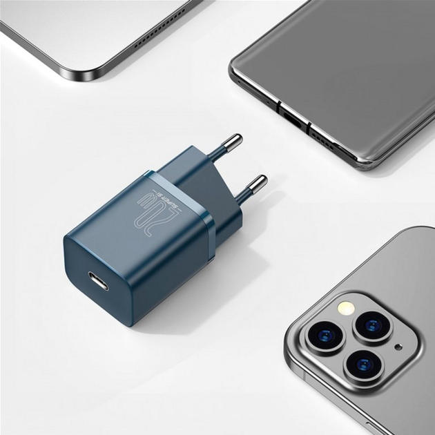 Ładowarka sieciowa Baseus Super Si Quick Charger 1C 20 W EU Blue (CCSUP-B03) - obraz 6