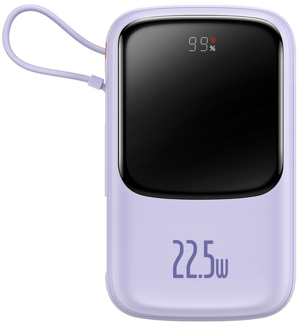 Powerbank Baseus Power Bank Qpow Pro 10000 mAh QC 22.5 W PPQD020105 Violet (PPQD020105) - obraz 1