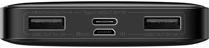 Powerbank Baseus Bipow Overseas 10000 mAh 15 W Black (PPBD050001) - obraz 4