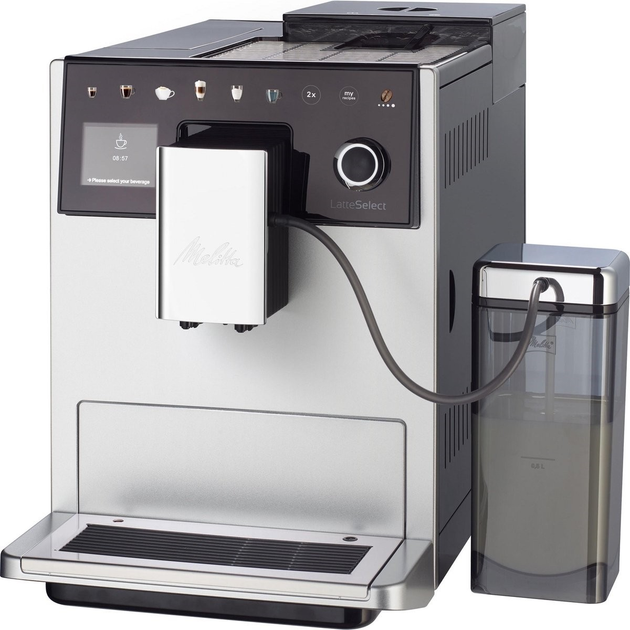 Кавомашина Melitta LatteSelect F63/0-201 сріблясто-чорна - зображення 5