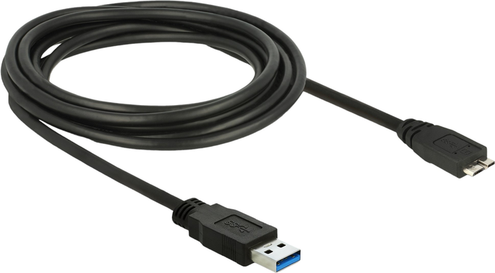 Кабель Delock USB Type-A - micro-USB M/M 3 м Black (4043619850754) - зображення 1