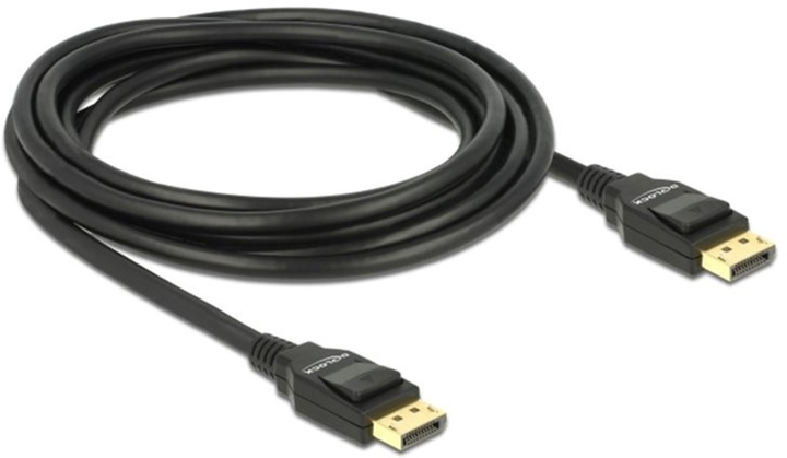 Kabel Delock DisplayPort M/M 3 m Black (4043619824243) - obraz 1