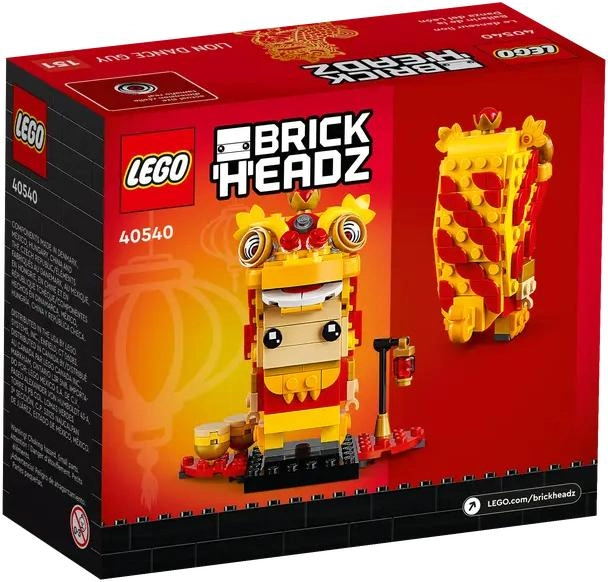 Конструктор LEGO BrickHeadz Танець Лева 239 деталей (40540) - зображення 2