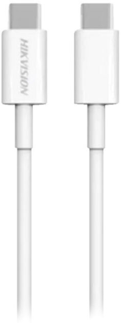 Kabel Hikvision USB Type-C - USB Type-C M/M 1 m White (6931847154172) - obraz 1