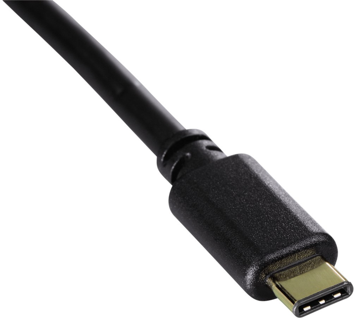 Kabel Hama USB Type-C - micro-USB M/F 0.15 m Black (4047443285959) - obraz 2