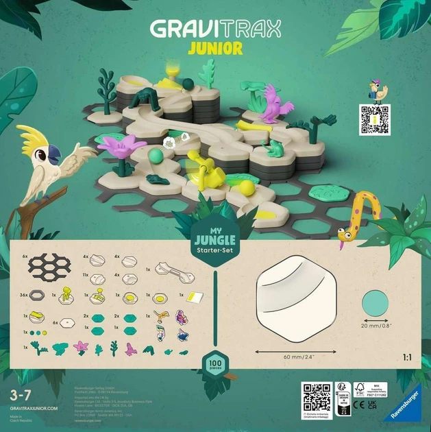 Стартовий набір Ravensburger GraviTrax Junior Jungle (RVB27499) - зображення 2