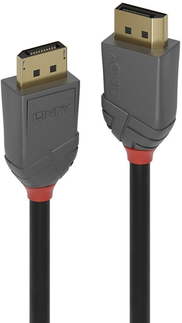Кабель Lindy DisplayPort 1.4 M/M 0.5 м Black (4002888364805) - зображення 2
