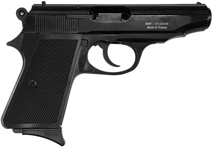 Стартовий шумовий пістолет Ekol Majarov Black + 20 холостих набоїв (9 mm) - зображення 2