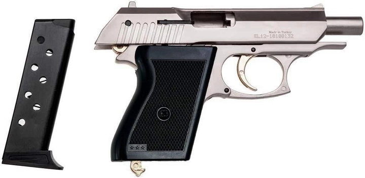 Стартовый шумовой пистолет Ekol Lady Satina Gold + 20 холостых патронов (9 mm) - изображение 2