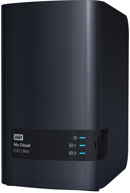 Мережеве сховище Western Digital My Cloud EX2 Ultra 8TB 2x3.5" LAN External (WDBVBZ0080JCH-EESN) - зображення 1