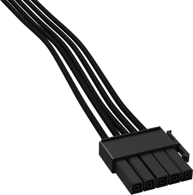 Kabel Be Quiet 4 x SATA - PSU M/M 0.42/0.3 m Black (4260052183410) - obraz 1