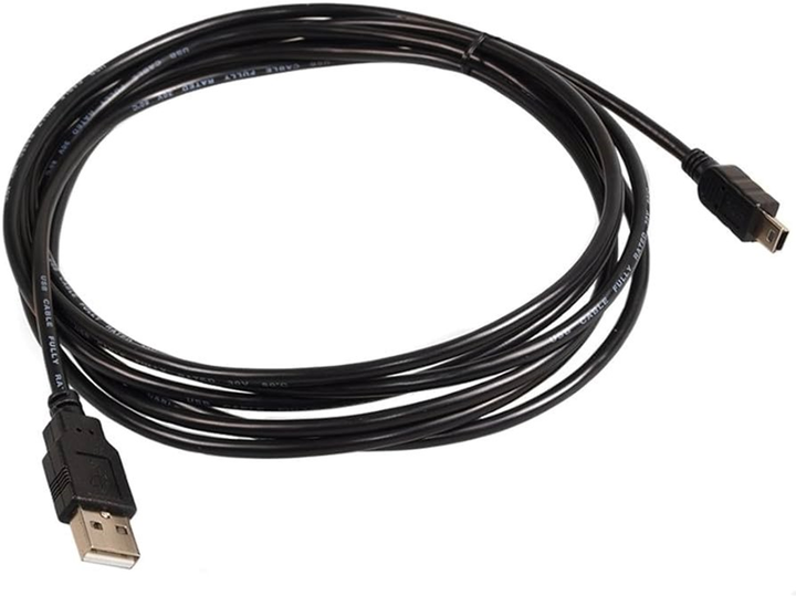 Kabel Maclean USB Type-A - mini-USB 3 m Black (5902211101567) - obraz 1