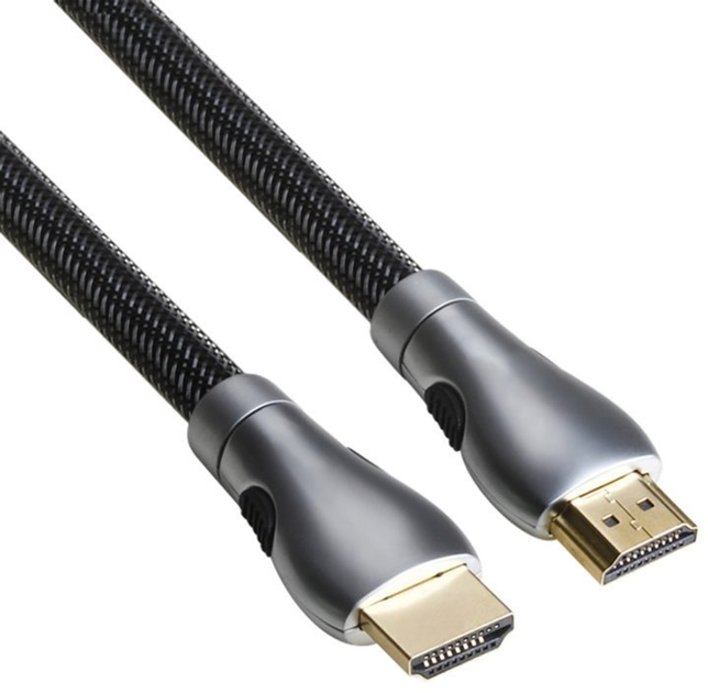 Kabel Maclean HDMI 2.0 - HDMI 2.0 3 m Black (5902211110736) - obraz 1