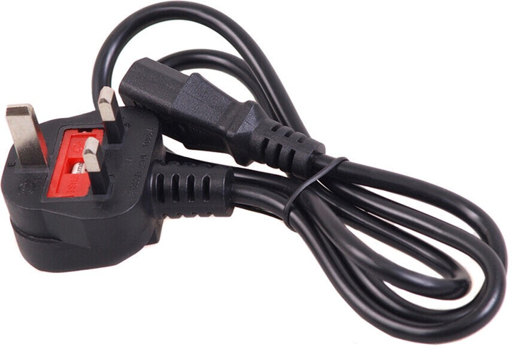 Kabel zasilający kątowy Maclean 3 pin - IEC-C13 3 m Black (5902211102397) - obraz 2