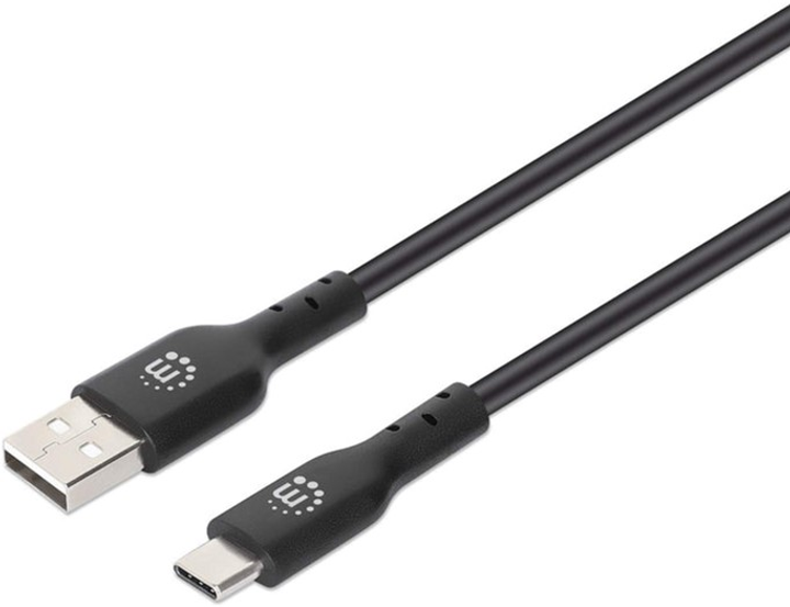 Kabel Manhattan USB Type-C 3.2 Gen 1 - USB Type-A 3 m Black (766623354981) - obraz 1