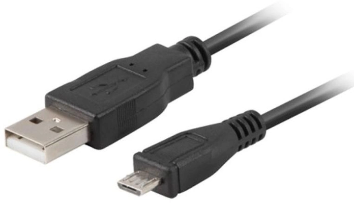 Kabel Natec USB Type-A - micro-USB M/M 0.5 m Black (5908257126014) - obraz 1