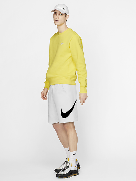 Шорты хлопковые длинные мужские Nike M Nsw Club Short Bb Gx BV2721-100 2XL Белые (194494489141) - изображение 3