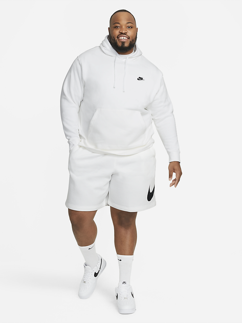 Шорты хлопковые длинные мужские Nike M Nsw Club Short Bb Gx BV2721-100 2XL Белые (194494489141) - изображение 4