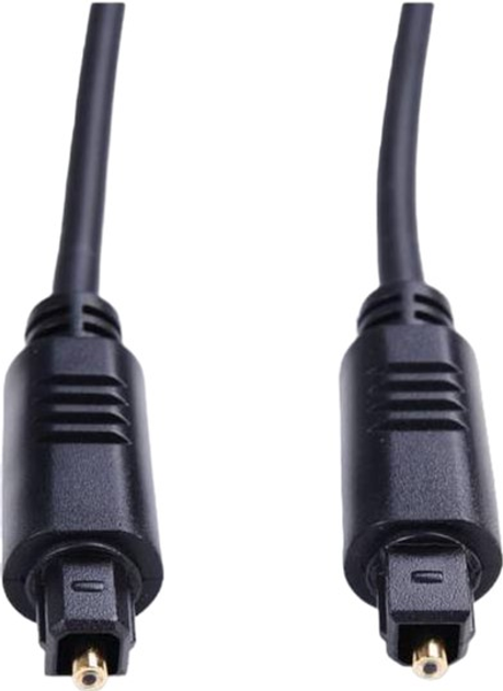 Kabel Impuls-PC Toslink 4 mm M/M 0.5 m Black (4260201950917) - obraz 1