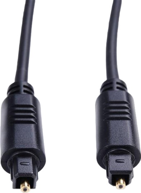 Kabel Impuls-PC Toslink 4 mm M/M 1 m Black (4260201950924) - obraz 1