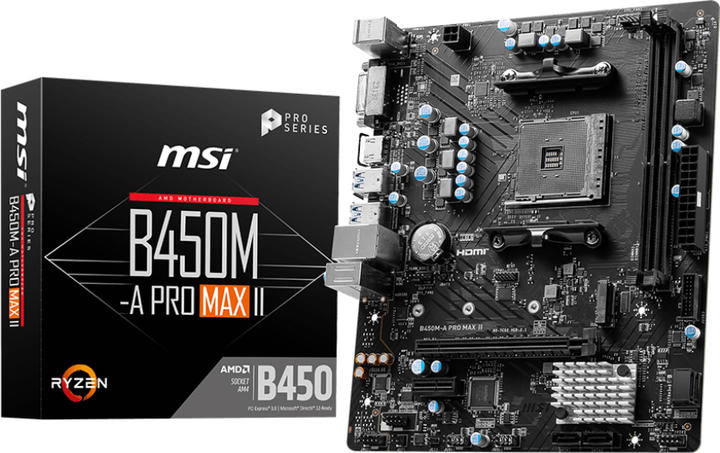 Материнская плата MSI B450M-A PRO MAX II - изображение 5