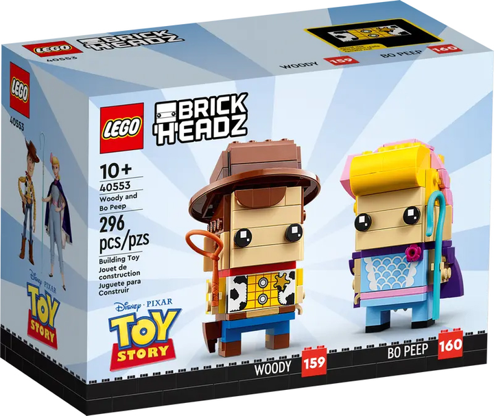 Конструктор LEGO BrickHeadz Вуді та Бо Піп 296 деталей (40553) - зображення 1