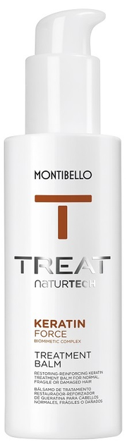 Balsam do włosów Montibello Treat Naturtech Keratin Force Treatment Balm wzmacniający z keratyną 150 ml (8429525112890) - obraz 1