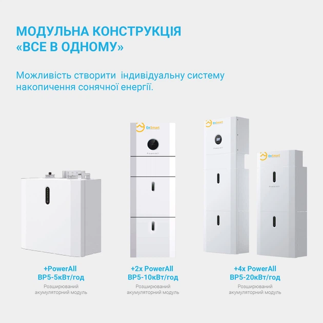 Аккумуляторный блок EnSmart PowerAll Литий-железо-фосфатный 48V 100Ah (ENBPPWH5000L048-1) - изображение 9